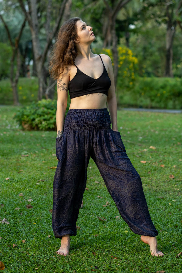 Navy Flow Pants