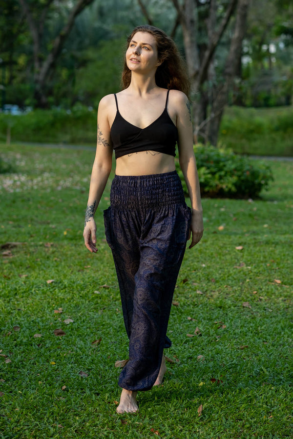 Navy Flow Pants