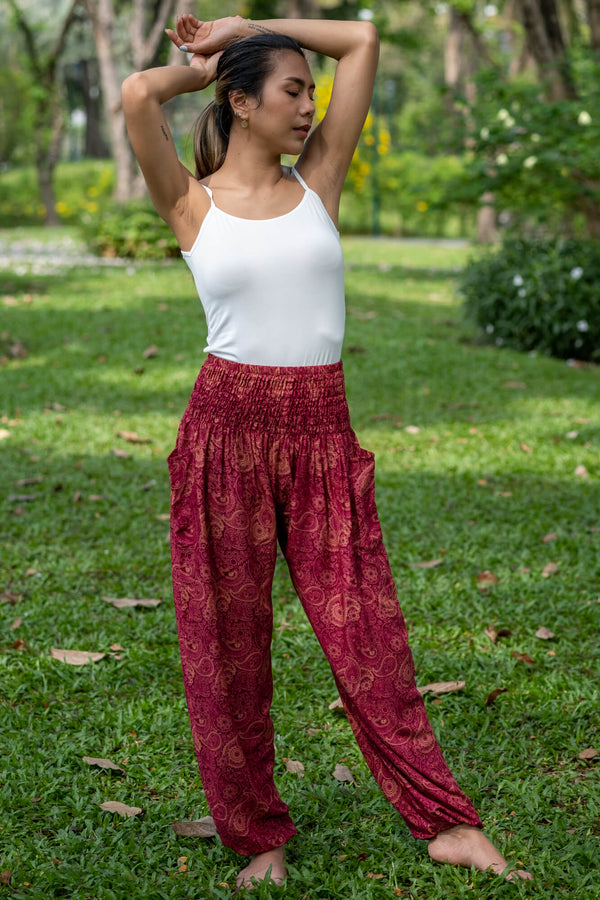 Red Flow Pants