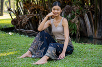 Black Palazzo Star Pants Palazzo Hippie Pants 