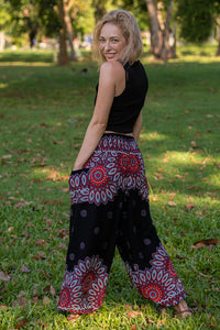 Black Petal PantsYoga Pants