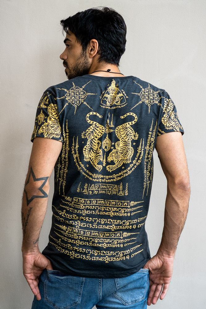 Black Twin Tiger T-shirt Shirts Hippie Pants 