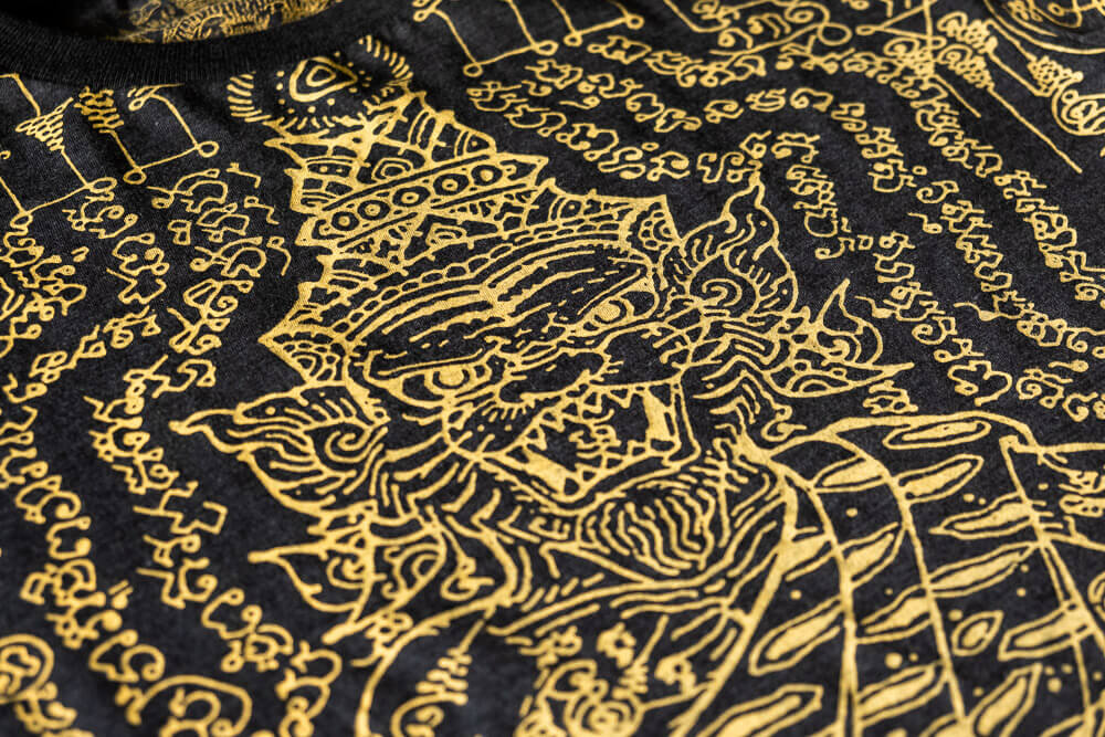 Black Hermit T-shirt print