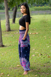 Blue Petal PantsYoga Pants