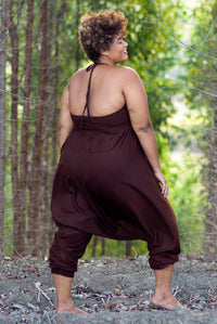 Plus Size Brown Classic Pants Plus Size Hippie Pants 