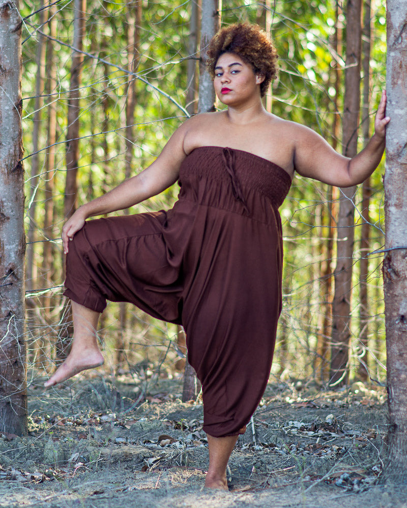 Plus Size Solid Brown Harem Pants | Hippie-Pants.com Plus Size Solid Brown Harem Pants | Hippie-Pants.com