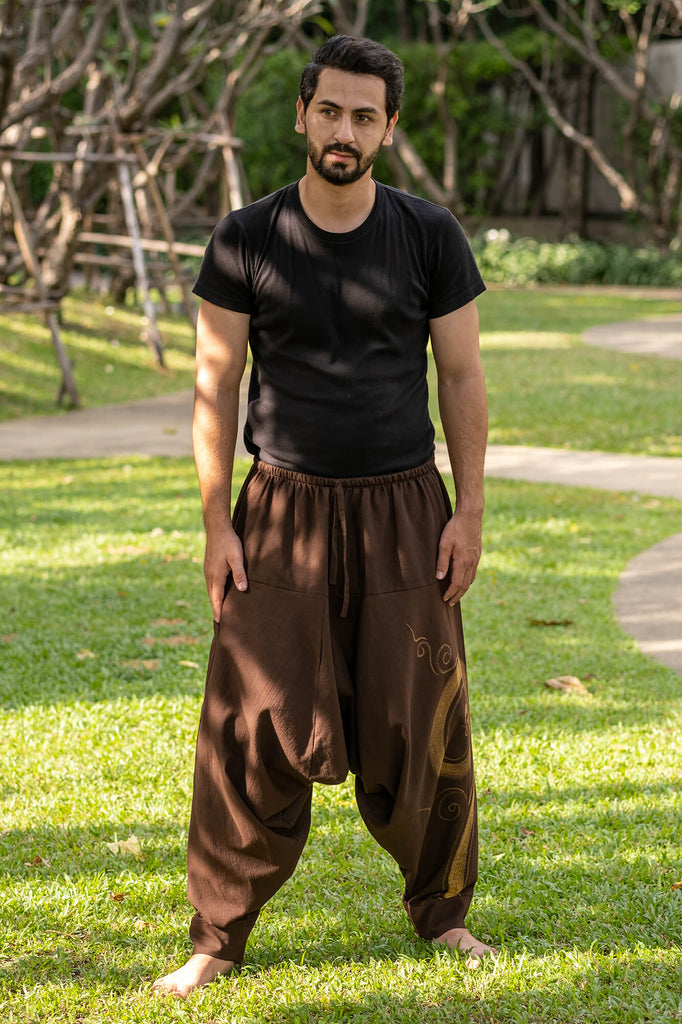 Brown Evolution Harem Pants for Men | Hippie-Pants.com Hippie Pants Brown Evolution Harem Pants for Men | Hippie-Pants.com Hippie Pants