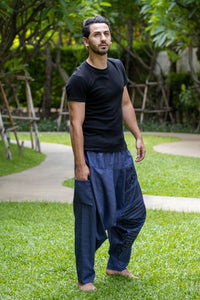 Indigo Om Pants Menswear Hippie Pants 