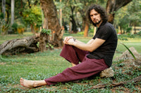 Men's Red Fisherman Pants