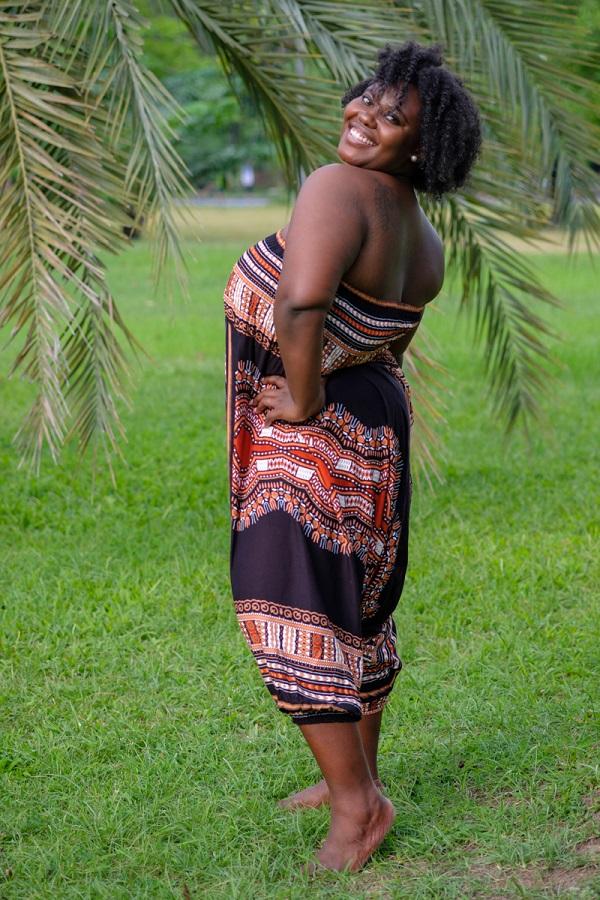 Plus Size Black Thai Hippie Pants