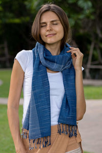 Premium Indigo Scarf Scarves Hippie Pants 