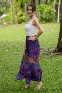 Purple Ripple Palazzo Pants Palazzo Hippie Pants 