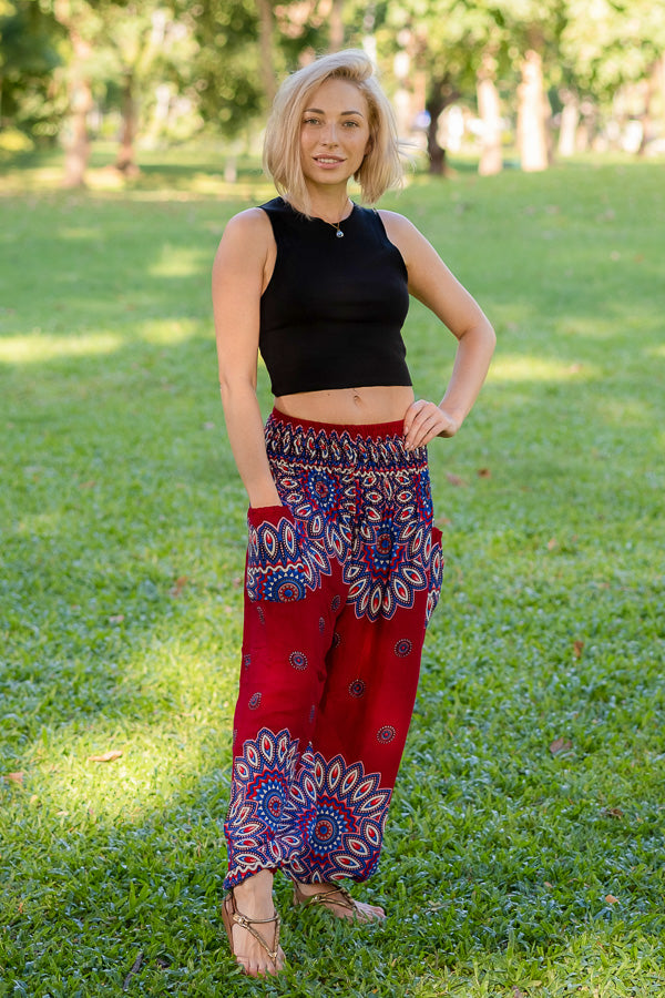 Red Lotus Pants  Alternative outfits, Hippie outfits, Thai clothes