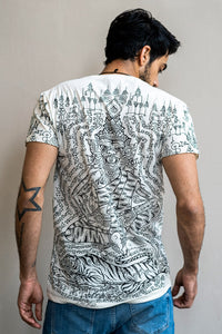White Hermit T-shirt back
