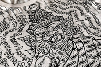White Hermit T-shirt pattern