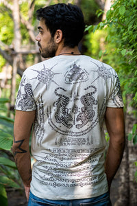 White Twin Tiger T-shirt Shirts Hippie Pants 