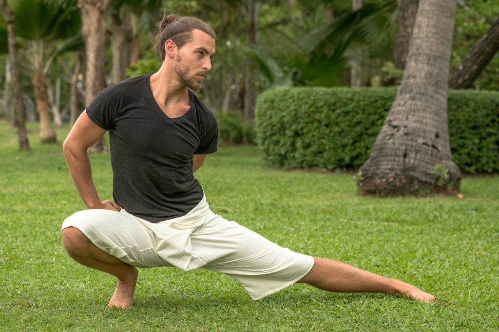 Mens Yoga Pants - OM Symbol Meditation Martial Arts Pants