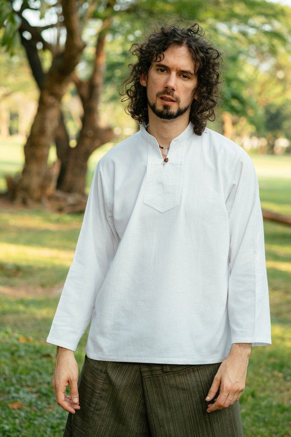 White Long Sleeved Serenity Shirt