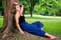 Royal Blue 3/4 Fisherman Pants