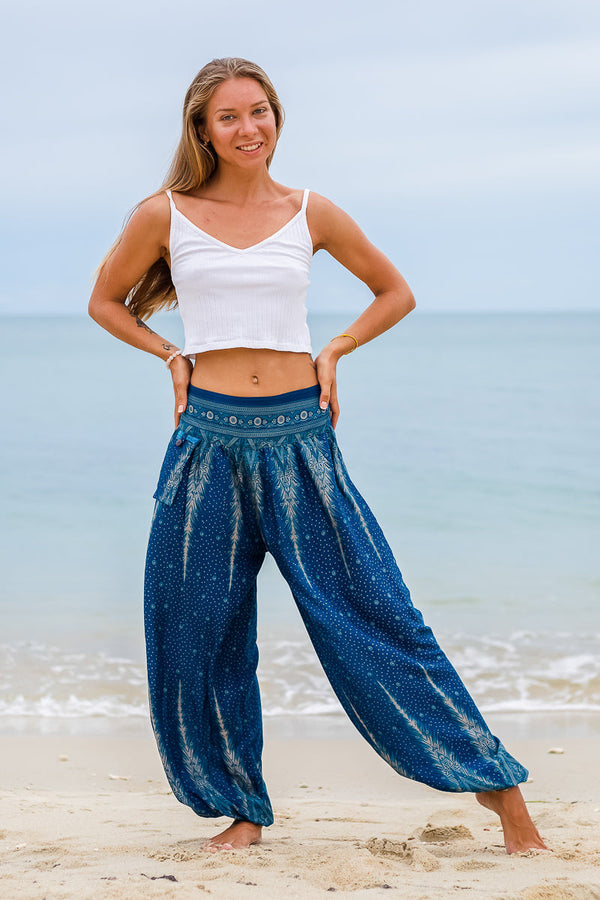 CHRLEISURE Elephant Hippie Harem Pants for Women - Boho Gypsy Beach Palazzo  Indian Pants : : Clothing, Shoes & Accessories