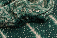 Dark Green Feather PantsYoga Pants