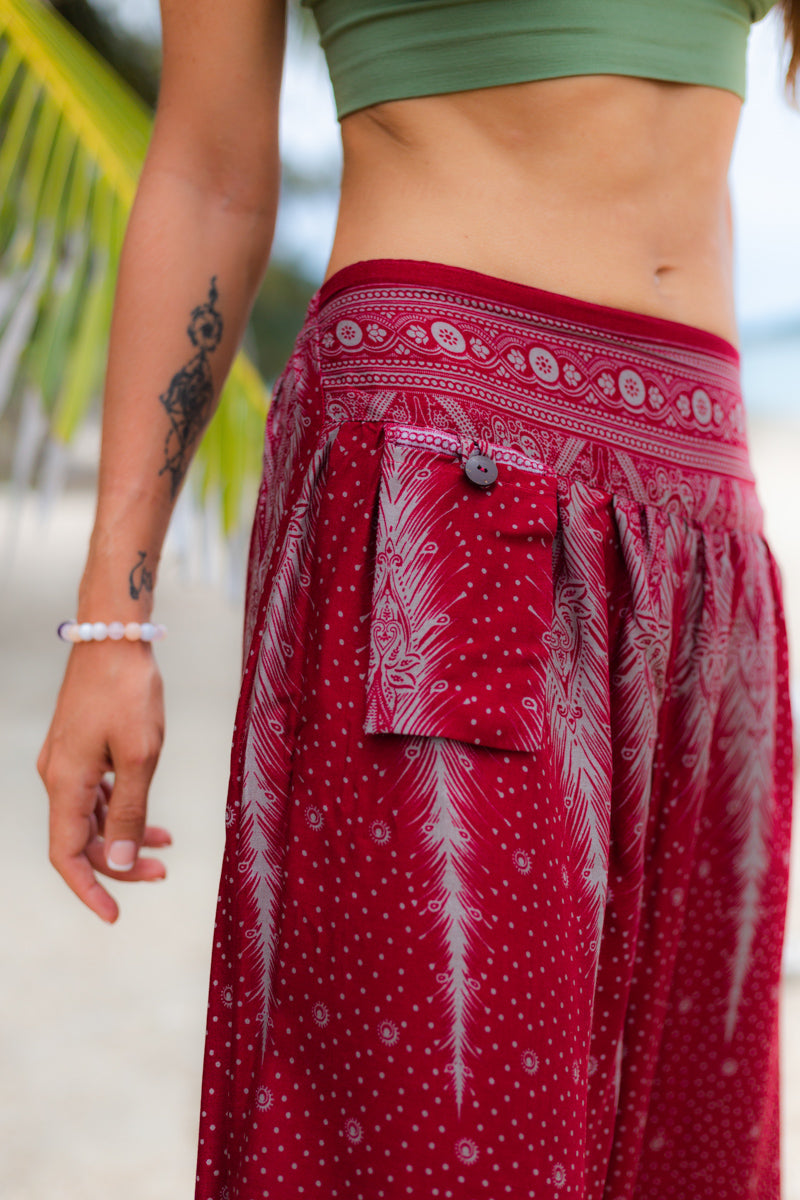 Red Feather PantsYoga Pants