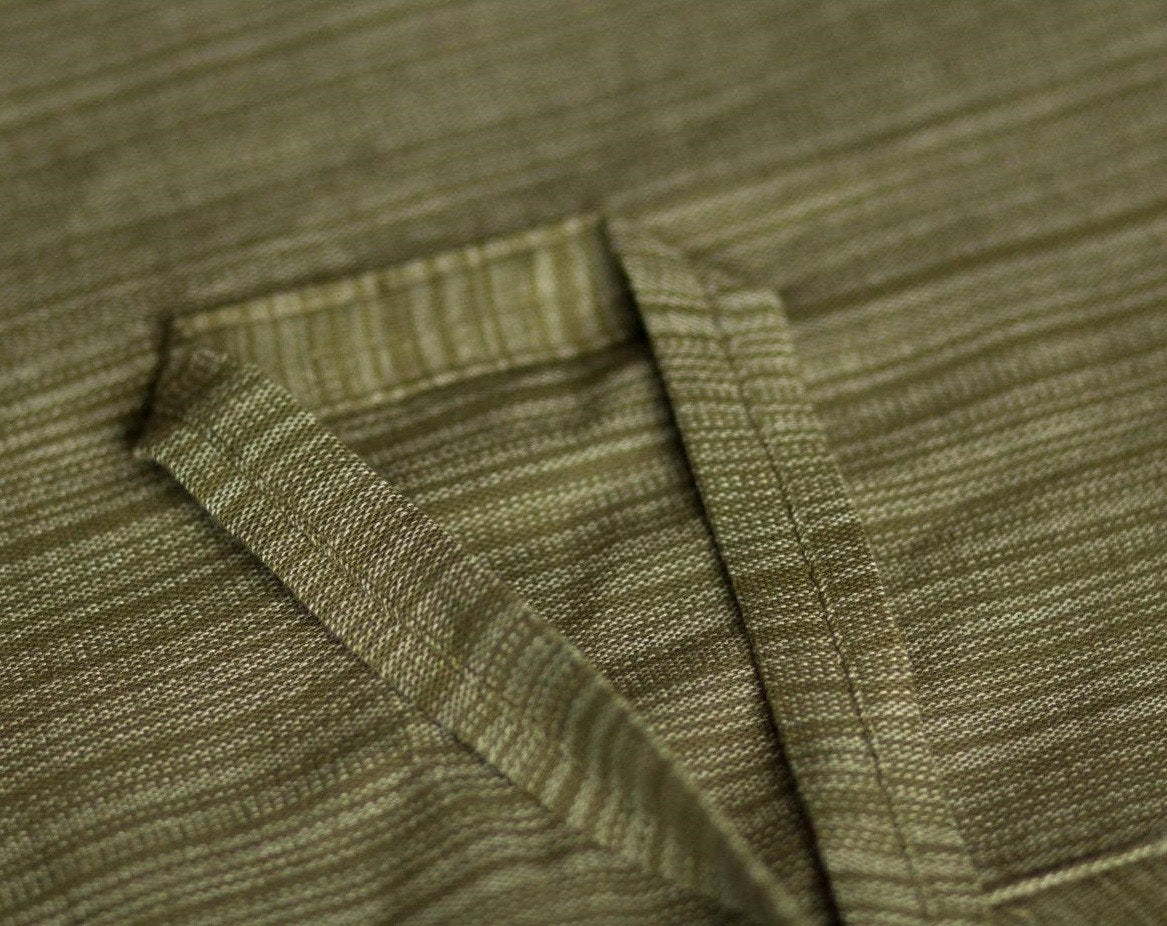 Olive Green 3/4 Fisherman Pants