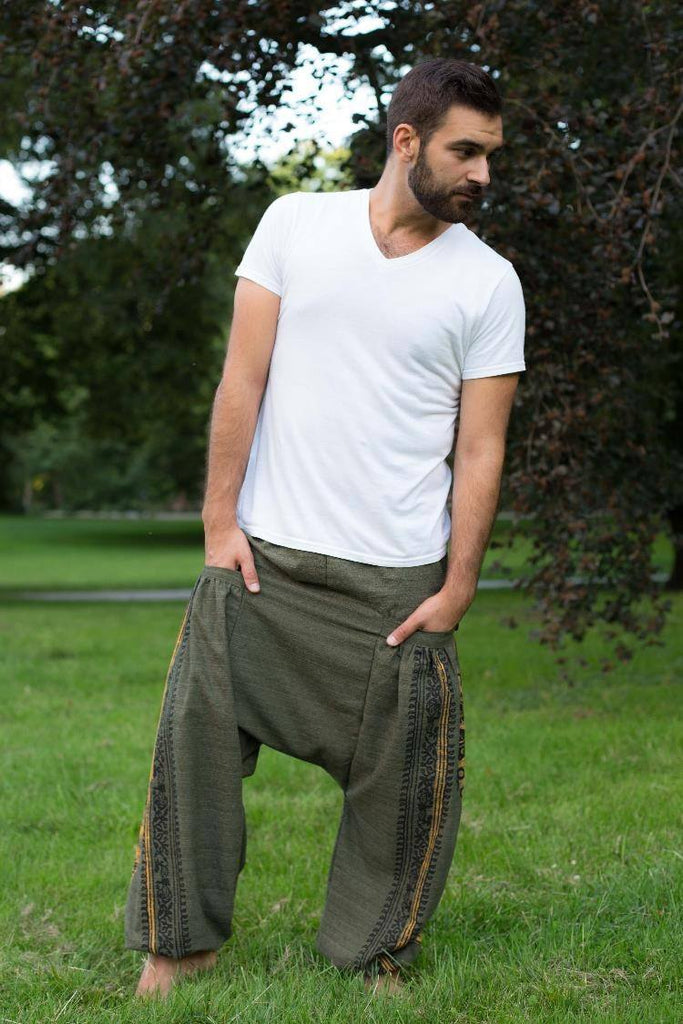 5 Pocket Organic Cotton Pant Olive | Foreign Rider Co.