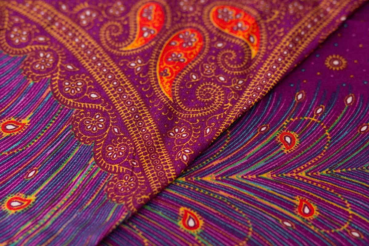 Purple Peacock Pants