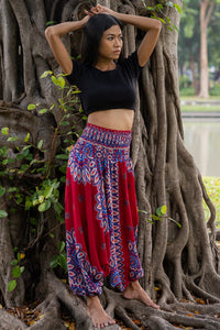 Red Lotus PantsHarem Pants