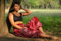 Red Thai Hippie PantsHarem Pants