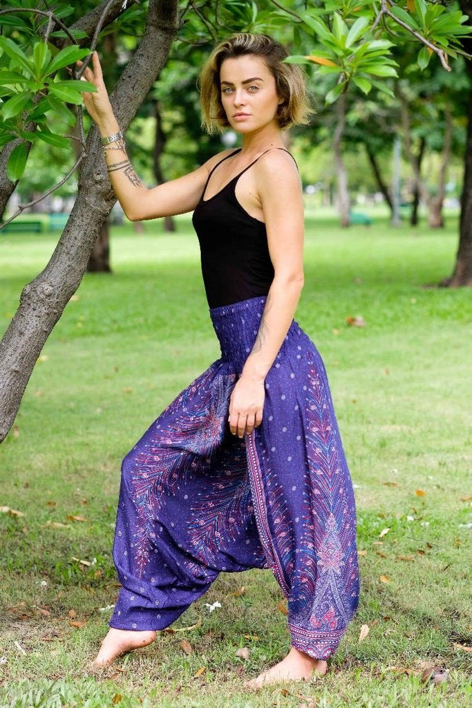 Pants & Jumpsuits | Harem Pants For Women Yoga Purple | Poshmark